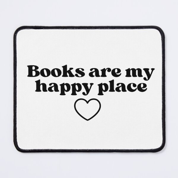 Item preview, Books are my happy place - Unique Bookish accessories designed and sold by starcreative22.
