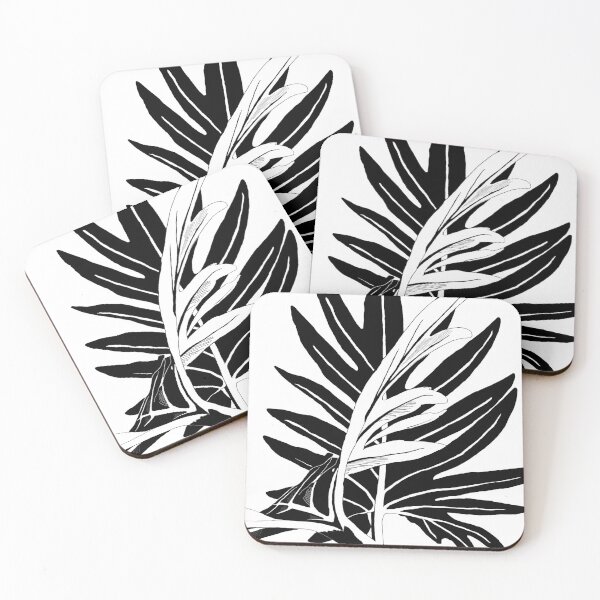 Item preview, Black and White Leaves designed and sold by DWillsArt.