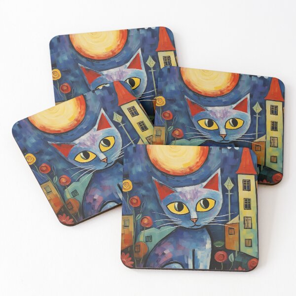 Item preview, Art Cat #4 designed and sold by ArtCatGallery.