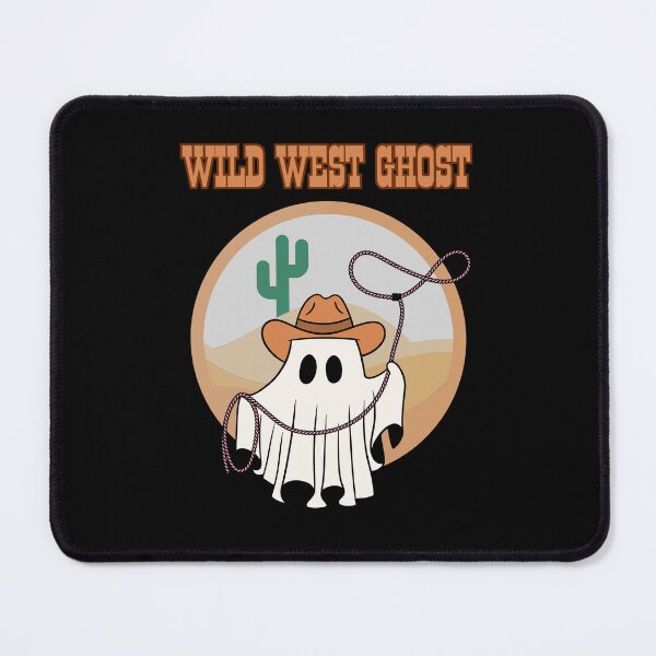 Item preview, Wild West Cute Ghost with cowboy lasso designed and sold by CleanDecor.