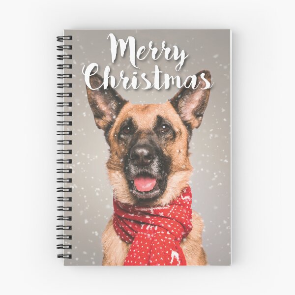 Item preview, Merry Christmas German Shepherd Doggie Card designed and sold by Stribo.