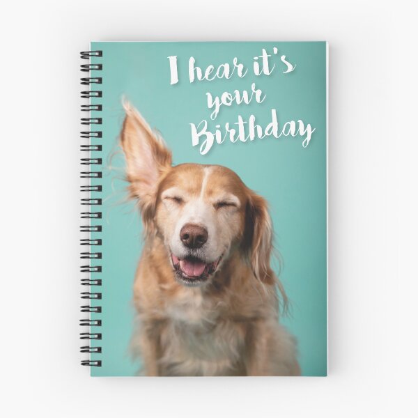 Item preview, I Hear Its your Birthday Doggie Greeting Card designed and sold by Stribo.