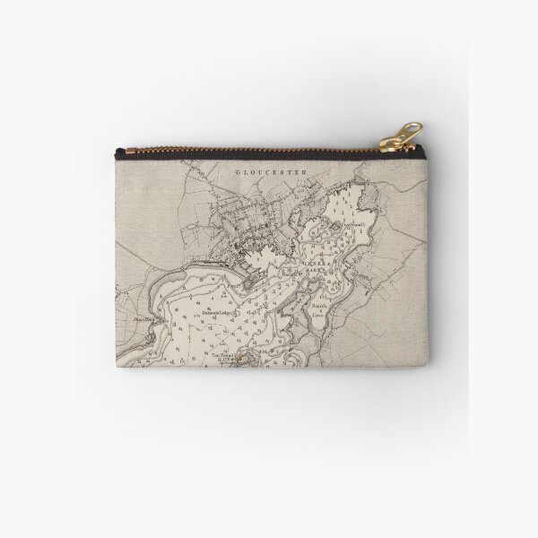 Item preview, Vintage Map of Gloucester MA (1862) designed and sold by BravuraMedia.