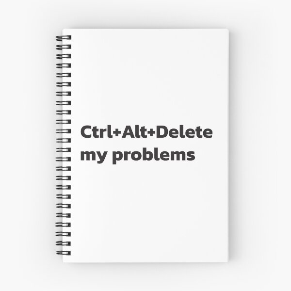 Item preview, Ctrl+Alt+Del my problems designed and sold by twisted-dot.