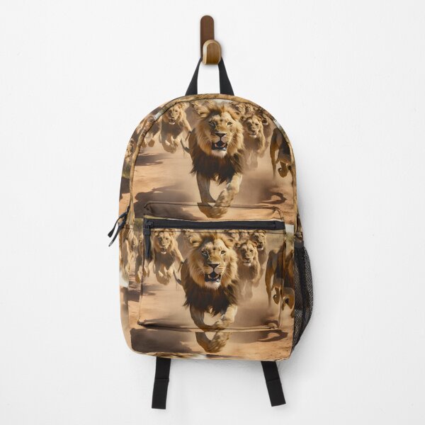 Item preview, Lions running designed and sold by AI-Only Creations.