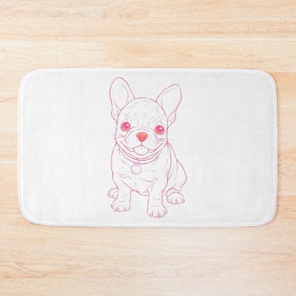 Item preview, Pink French bulldog puppy designed and sold by DariyaDell.