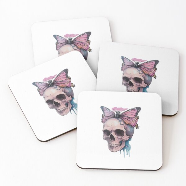 Item preview, Halloween cute skull - 8 designed and sold by BrightVibesshop.