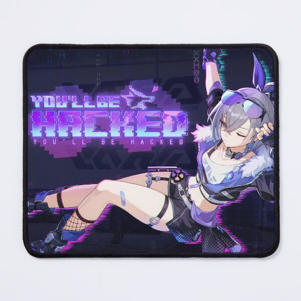 Item preview, You'll Be Hacked Poster Silver Wolf designed and sold by Astral Drop.