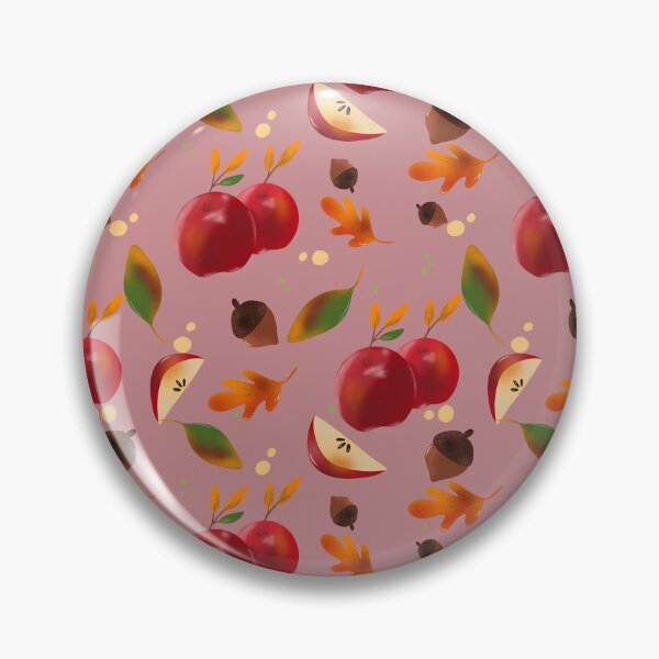 Item preview, Autumn Pattern Apple+Acorns designed and sold by ByAllyAlly.