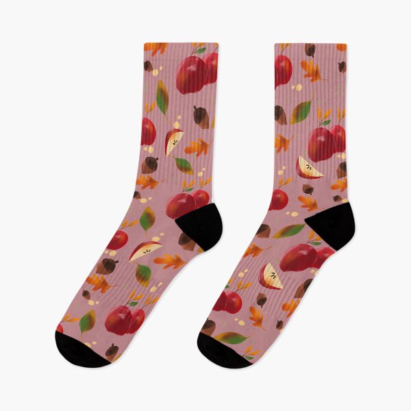 Item preview, Autumn Pattern Apple+Acorns designed and sold by ByAllyAlly.