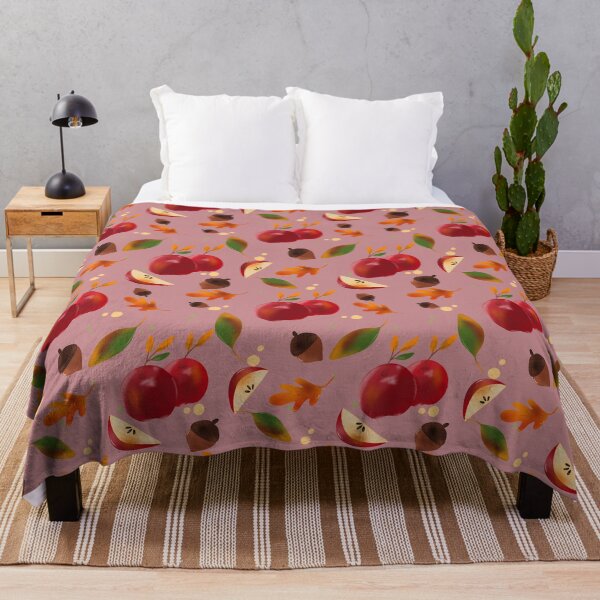 Item preview, Autumn Pattern Apple+Acorns designed and sold by ByAllyAlly.