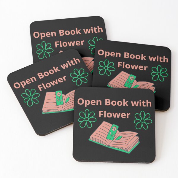 Item preview, Open Book with Flower designed and sold by Mirmura.