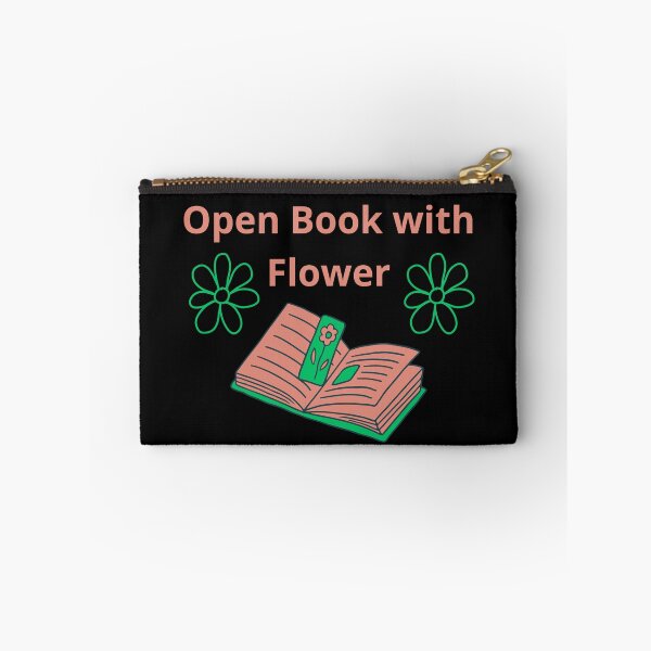 Item preview, Open Book with Flower designed and sold by Mirmura.