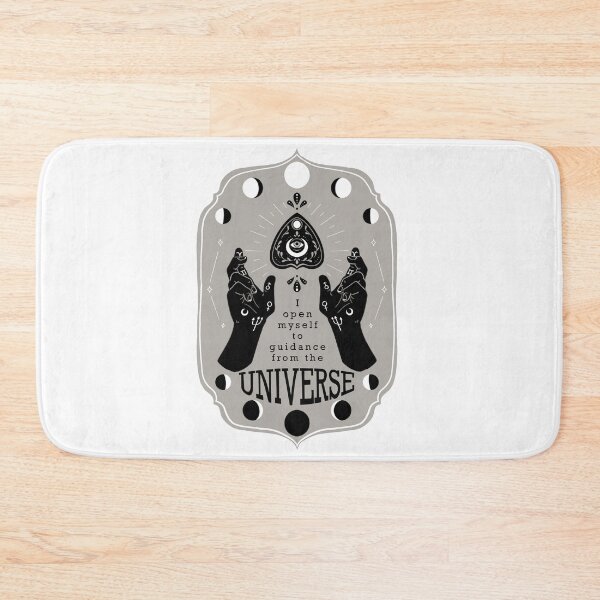 Item preview, I open myself to guidance from the Universe ¦ affirmation planchette moon phase designed and sold by Astro-Cube.