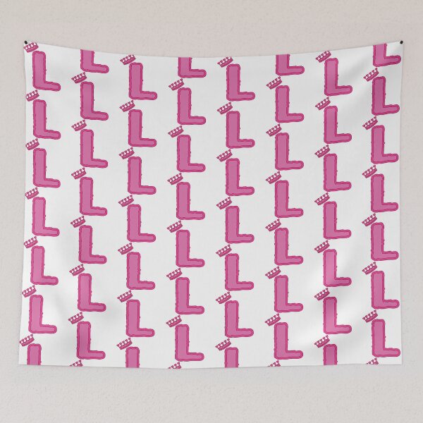 Aperçu de l'œuvre Lettre rose L créée et vendue par AFJ-Creative.