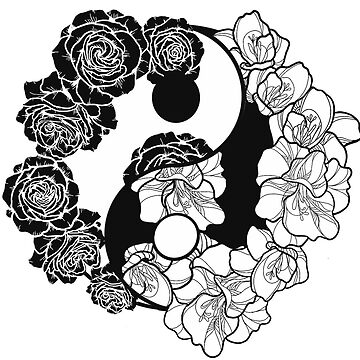 Artwork thumbnail, Yin Yang Sticker by MADDesigns12