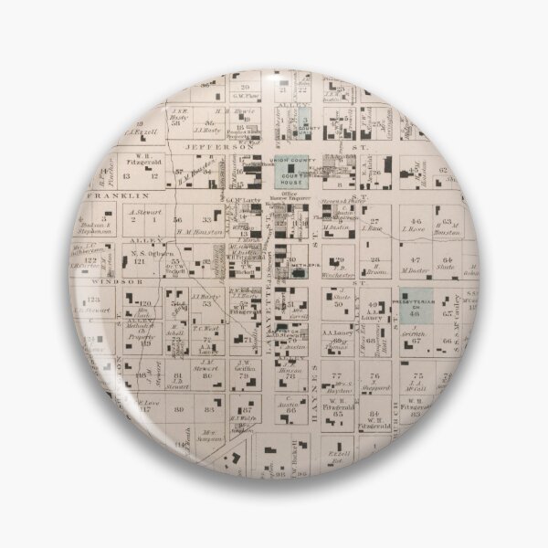 Item preview, Vintage Map of Monroe NC (1882) designed and sold by BravuraMedia.
