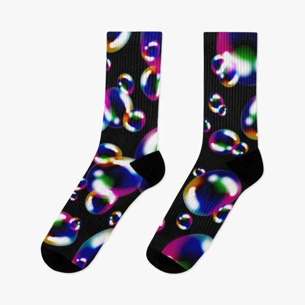 Item preview, Bubbles on Black - seamless pattern designed and sold by Smetankinaart.