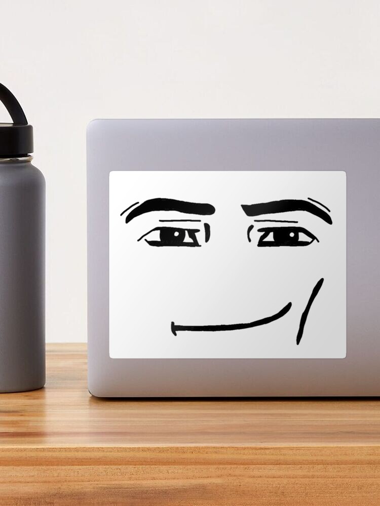 Roblox Man Face Roblox Gifts for Gamer Merch Stainless Steel Water