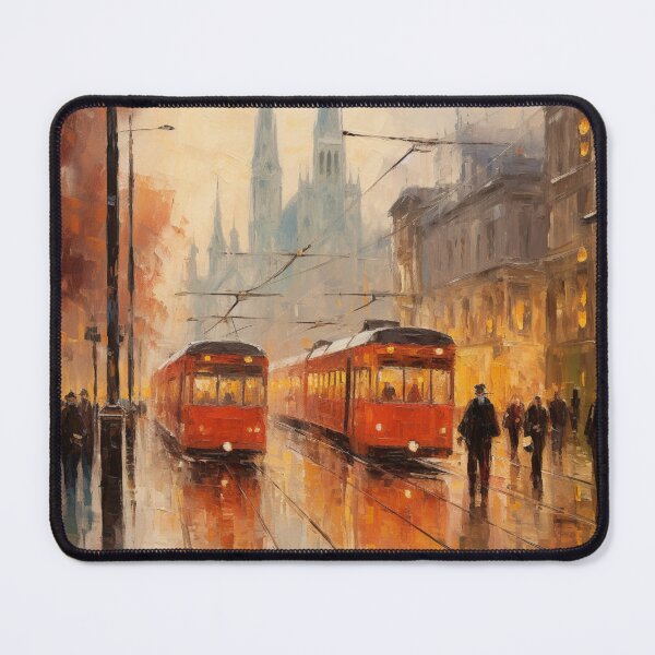 Item preview, An Impressionist Painting of Milan - Italy designed and sold by StudioRedKoala.