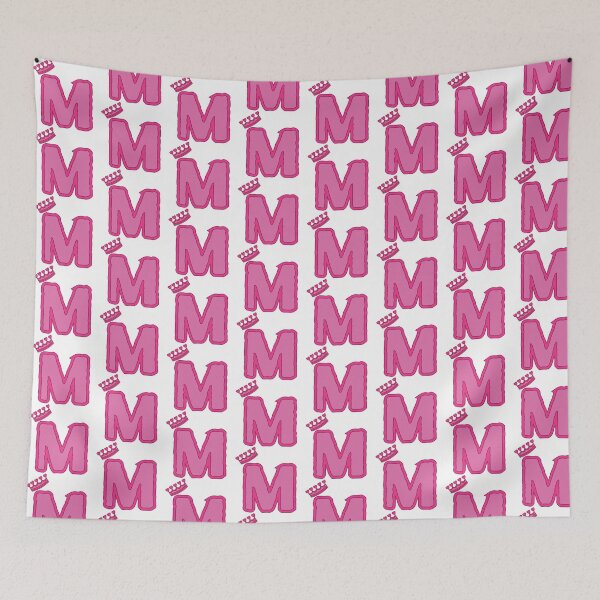 Item preview, Letra rosa M designed and sold by AFJ-Creative.