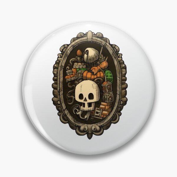 Item preview, Minecraft and vintage inspired weird cameo  designed and sold by filigreedigital.