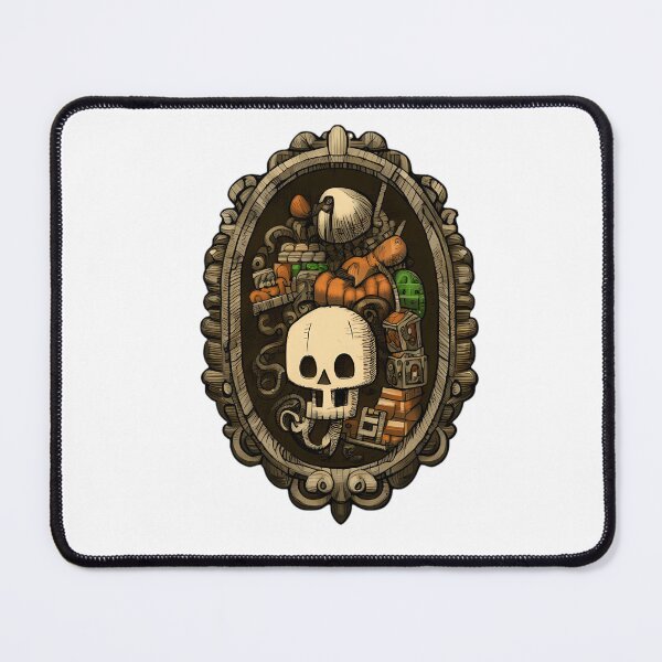 Item preview, Minecraft and vintage inspired weird cameo  designed and sold by filigreedigital.