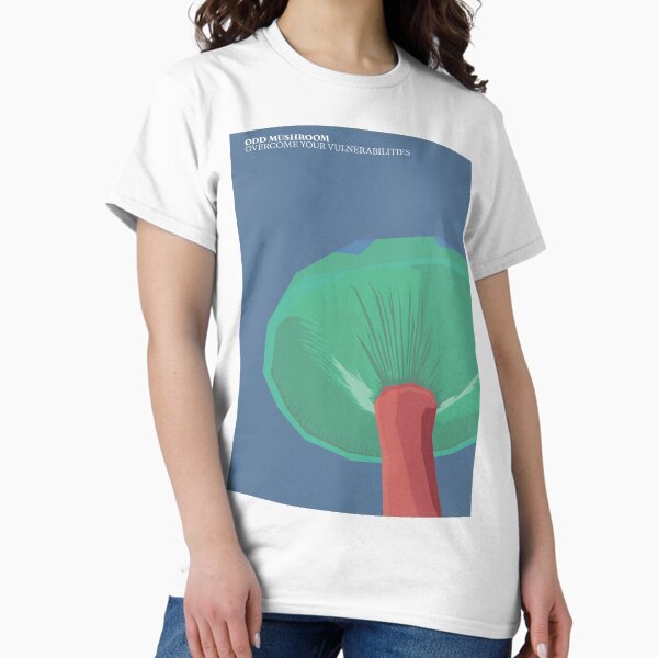 Vista previa del artículo con la obra «Hongo extraño: mata la reliquia de la aguja», diseñado y vendido por WatchtowerDesign.