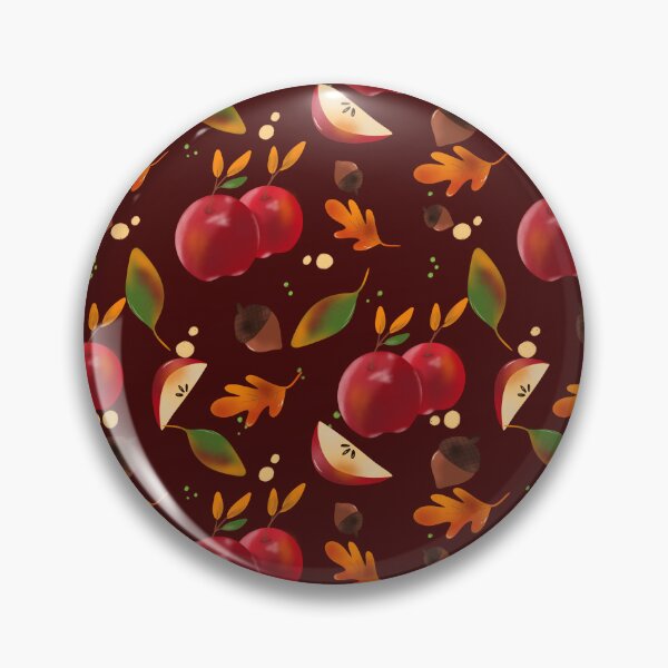 Item preview, Autumn Pattern Apple+Acorns designed and sold by ByAllyAlly.