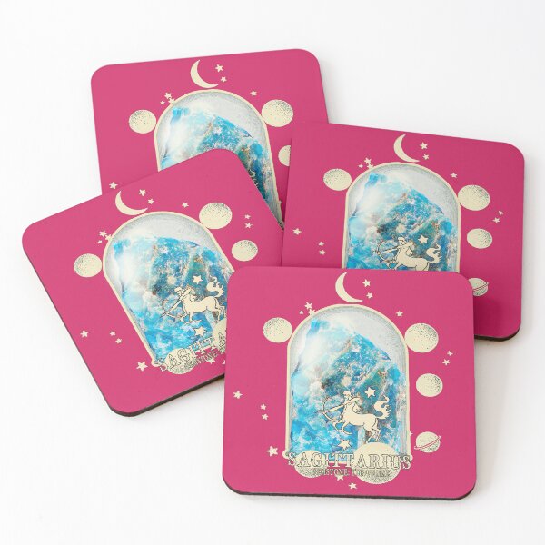 Item preview, Sagittarius Gemstone: Turquoise crystal. Astral design. Pink version designed and sold by MINDTHECHERRY.