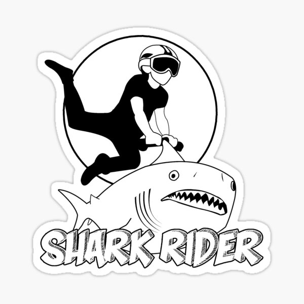 Shark Bike Stickers for Sale