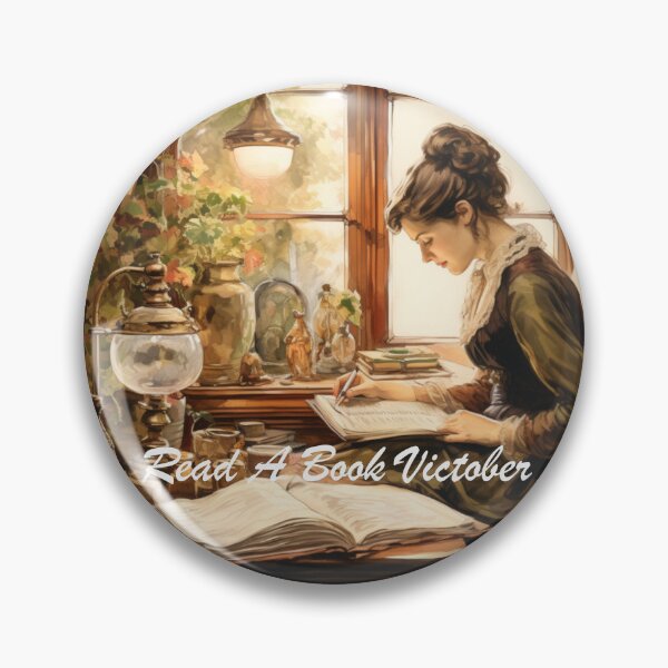 Item preview, Victorian Woman Reading And Making Margin Notes Victorian Inspired Art  designed and sold by CDC40.