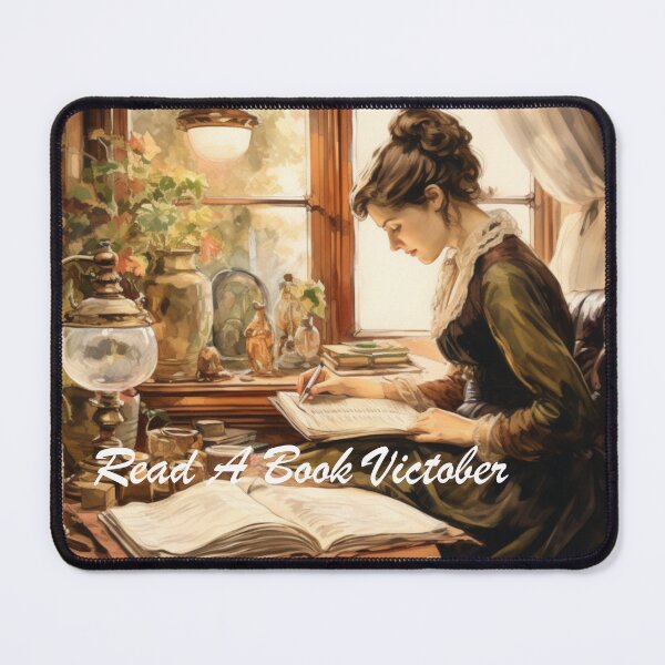 Item preview, Victorian Woman Reading And Making Margin Notes Victorian Inspired Art designed and sold by CDC40.