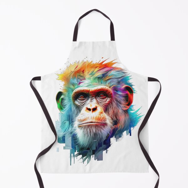 Item preview, Chimpanzee, Digital Painting designed and sold by OlmArtify.