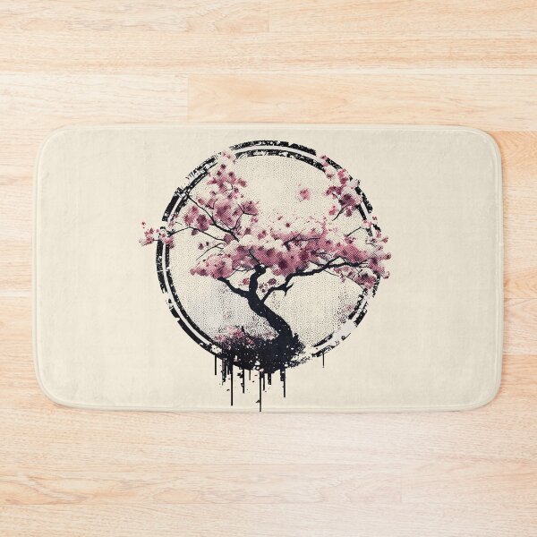 Item preview, Vintage Japan cherry blossom tree  designed and sold by TomFrontierArt.