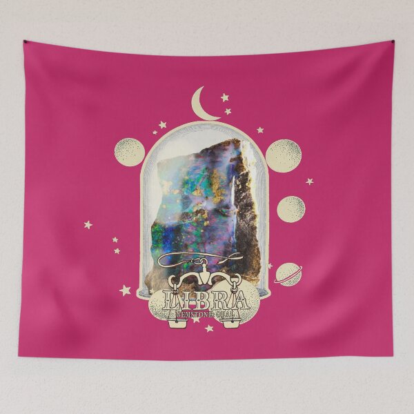 Item preview, Libra Gemstone: Opal crystal. Astral design. Pink version designed and sold by MINDTHECHERRY.