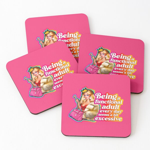 Item preview, Being a Functional Adult Every Day Seems a Bit Excessive | Funny Quote Doll Design designed and sold by RebornEpic.