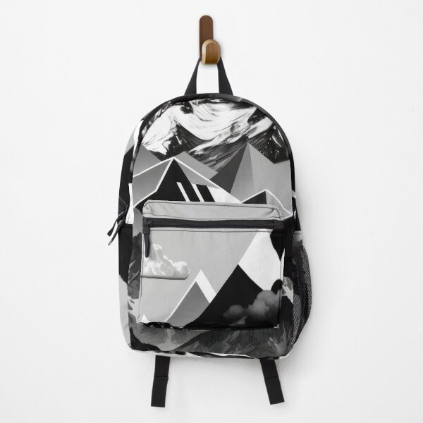 Item preview, Black & White Bauhaus Portrait in Front of the Alps designed and sold by ArtificialGenes.
