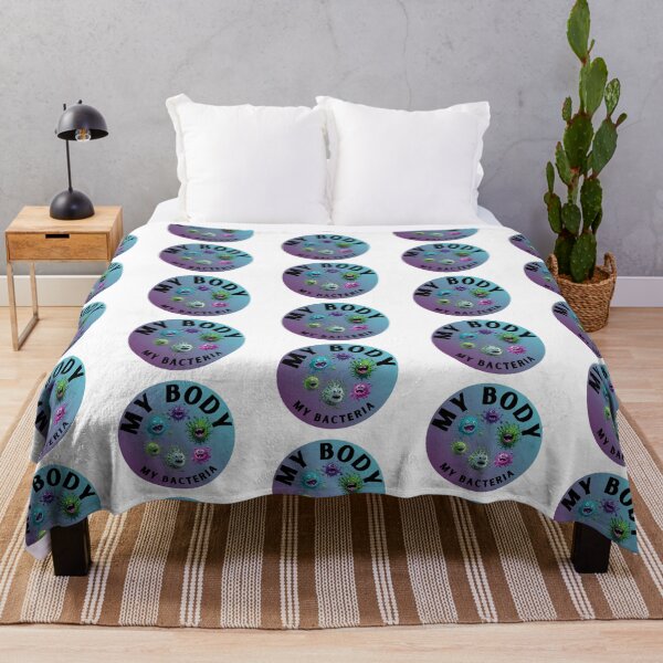 Item preview, My body, my bacteria, funny gift, colorful creatures designed and sold by ArtiDann.