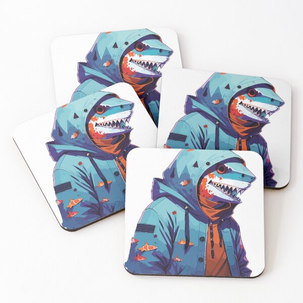 Item preview, Shark with hood designed and sold by necrovortex.