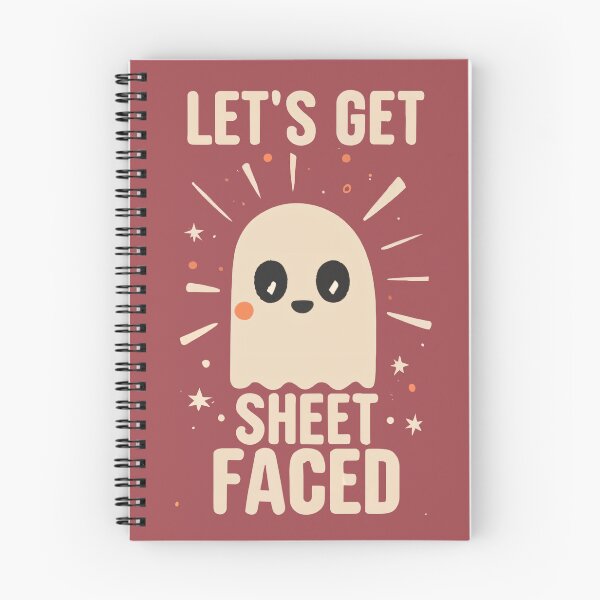 Item preview, Let's Get Sheet Faced Ghost designed and sold by cetakulang.