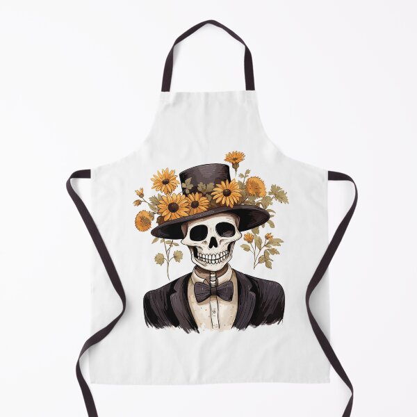Item preview, Halloween Elegant Skeleton with Flowers - Halloween Design designed and sold by Just-Flowers.