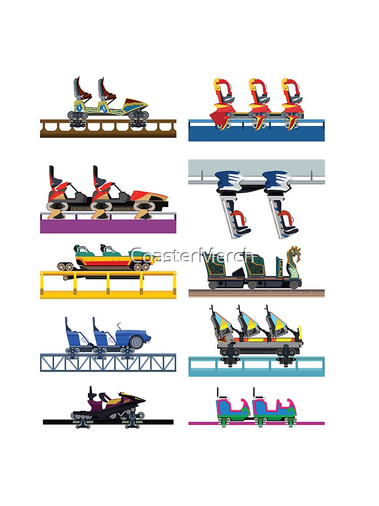 "Busch Gardens Williamsburg Coaster Car Design 2023" Drawstring Bag for Sale by CoasterMerch