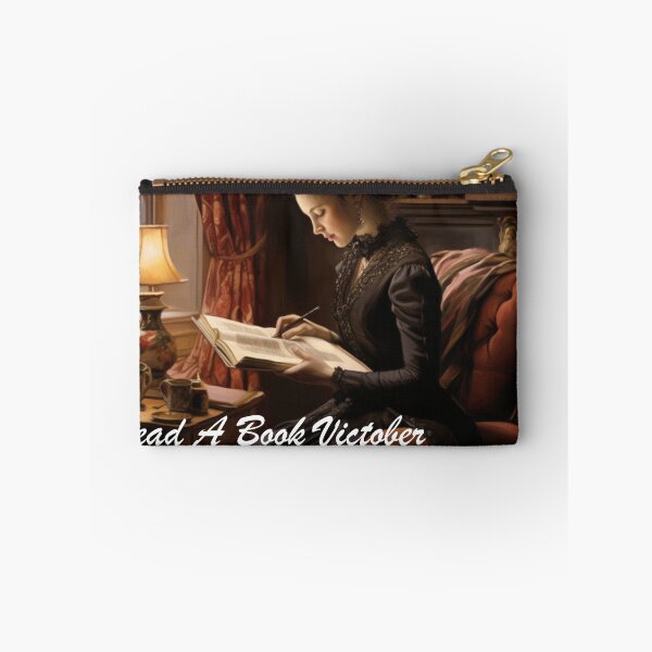 Item preview, Mujer victoriana leyendo y haciendo notas al margen Arte de inspiración victoriana designed and sold by CDC40.