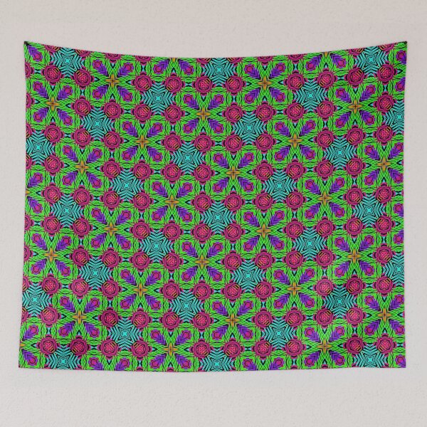 Item preview, Bright Neon Pattern designed and sold by WoollyOrbit2000.