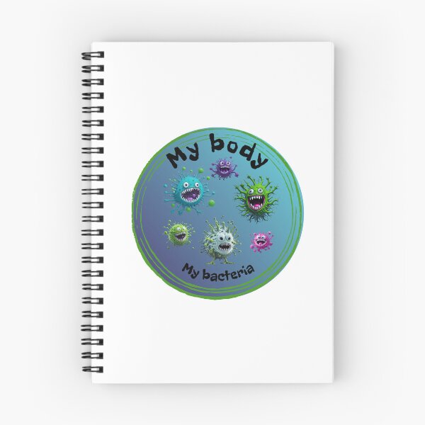 Item preview, Mi cuerpo, mis bacterias, regalo divertido, criaturas coloridas. designed and sold by ArtiDann.