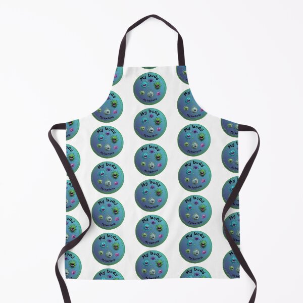 Item preview, My body, my bacteria, funny gift, colorful creatures designed and sold by ArtiDann.