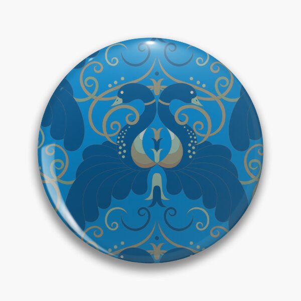 Item preview, Peacock in Blue designed and sold by Judit Gueth.