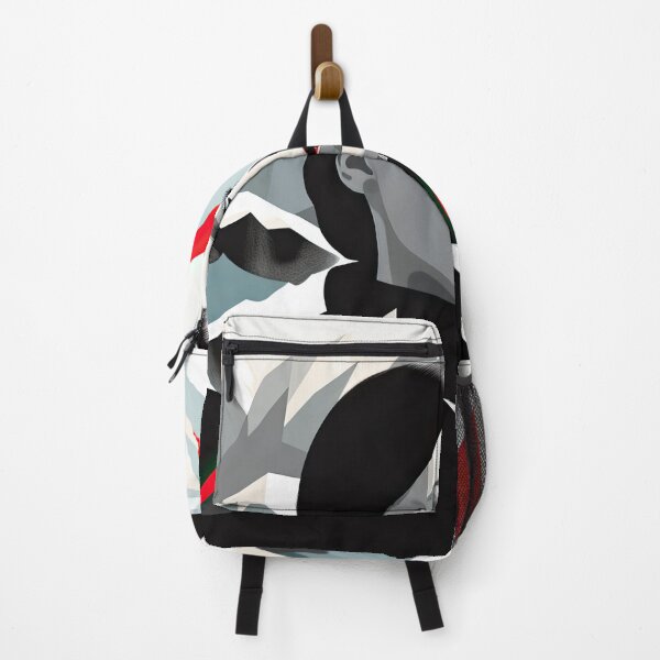 Item preview, Black & White Bauhaus Portrait in Front of the Alps designed and sold by ArtificialGenes.
