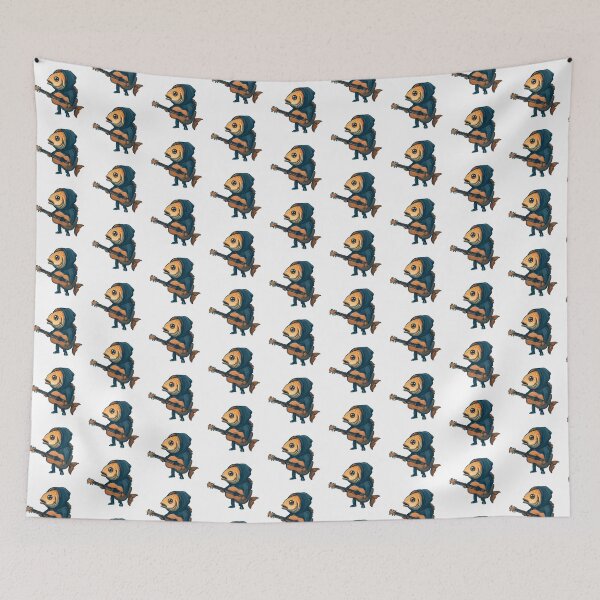 Item preview, A Fish Wearing a Hoody, Playing a Guitar designed and sold by rgrayling.